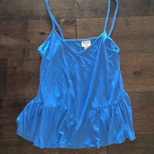 Mossimo V-Neck Peplum Tank Top